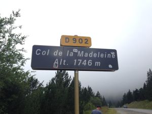 Col de la Madeleine (1746 m)  leider im Dauerregen