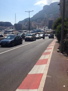 Über die Curbs in Monaco 