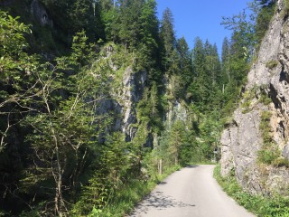 Mautstraße zwischen Spitzingsee und Rottach-Egern